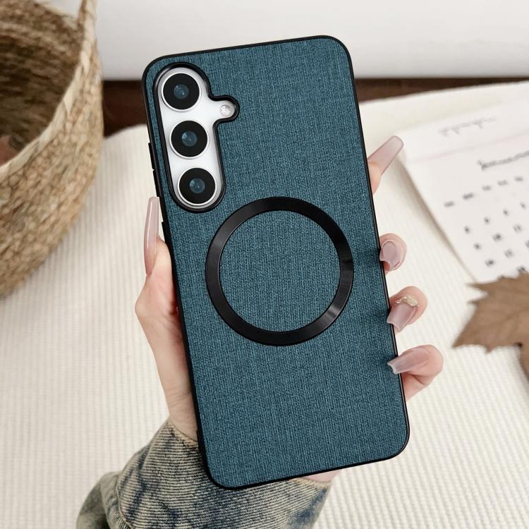CD Magsafe Magnetic Cloth Texture Phone Case, For Samsung Galaxy S26+ 5G, For Samsung Galaxy S26 Ultra 5G, For Samsung Galaxy S26 5G, For Samsung Galaxy S25 5G