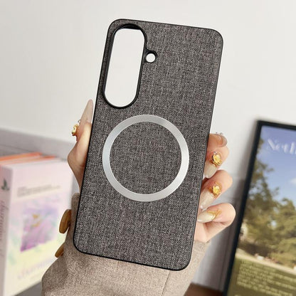 CD Magsafe Magnetic Cloth Texture Phone Case, For Samsung Galaxy S26+ 5G, For Samsung Galaxy S26 Ultra 5G, For Samsung Galaxy S26 5G, For Samsung Galaxy S25 5G