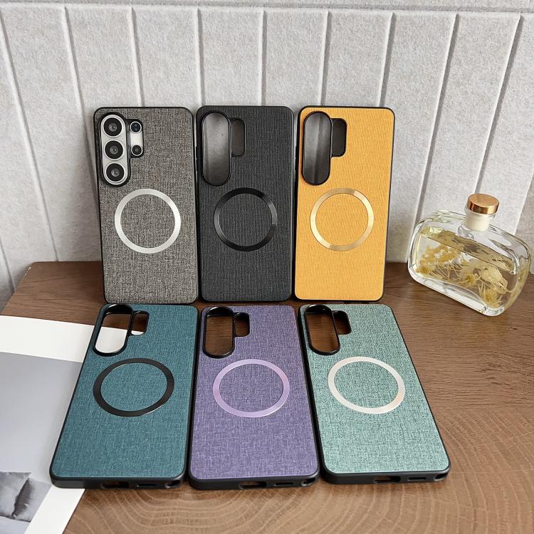 CD Magsafe Magnetic Cloth Texture Phone Case, For Samsung Galaxy S26+ 5G, For Samsung Galaxy S26 Ultra 5G, For Samsung Galaxy S26 5G, For Samsung Galaxy S25 5G
