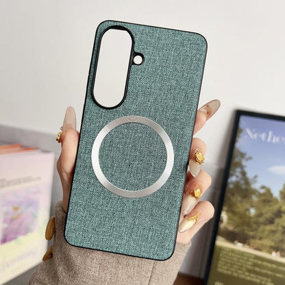 CD Magsafe Magnetic Cloth Texture Phone Case, For Samsung Galaxy S26+ 5G, For Samsung Galaxy S26 Ultra 5G, For Samsung Galaxy S26 5G, For Samsung Galaxy S25 5G
