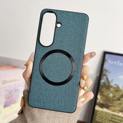 CD Magsafe Magnetic Cloth Texture Phone Case, For Samsung Galaxy S26+ 5G, For Samsung Galaxy S26 Ultra 5G, For Samsung Galaxy S26 5G, For Samsung Galaxy S25 5G