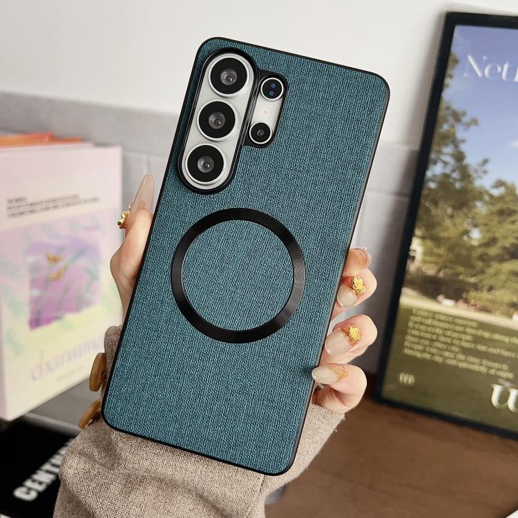 CD Magsafe Magnetic Cloth Texture Phone Case, For Samsung Galaxy S26+ 5G, For Samsung Galaxy S26 Ultra 5G, For Samsung Galaxy S26 5G, For Samsung Galaxy S25 5G