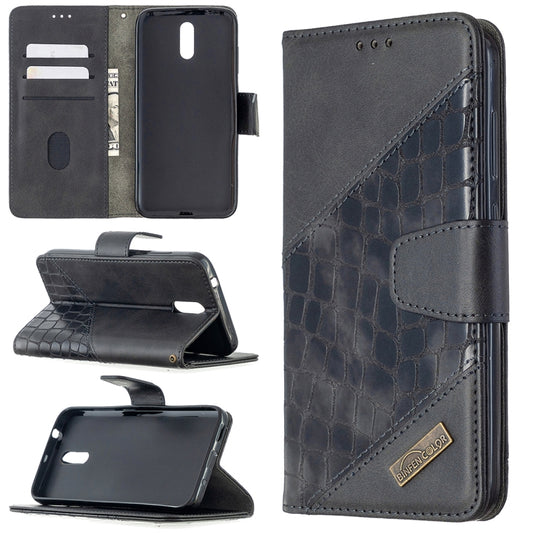 Matching Color Crocodile Texture Horizontal Flip PU Leather Case with Wallet & Holder & Card Slots, For Nokia 2.3, For Xiaomi Redmi 7A, For Xiaomi Redmi 7, For Xiaomi Redmi 8A