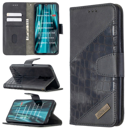 Matching Color Crocodile Texture Horizontal Flip PU Leather Case with Wallet & Holder & Card Slots, For Xiaomi Redmi 8 Pro, For Xiaomi Redmi  Note 9