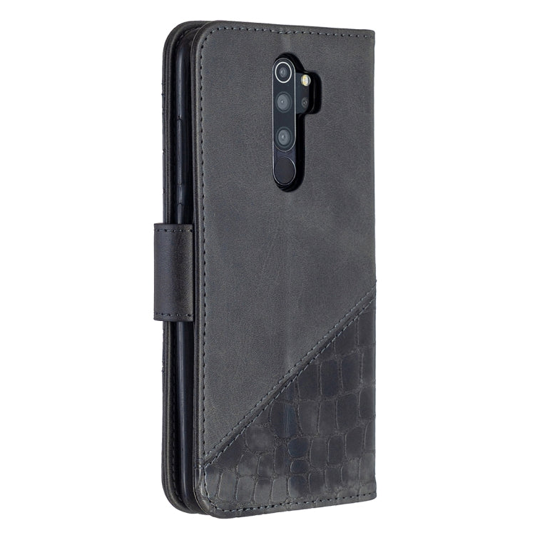 Matching Color Crocodile Texture Horizontal Flip PU Leather Case with Wallet & Holder & Card Slots, For Xiaomi Redmi 8 Pro, For Xiaomi Redmi  Note 9