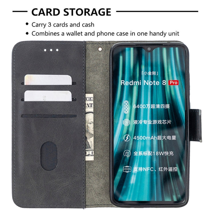 Matching Color Crocodile Texture Horizontal Flip PU Leather Case with Wallet & Holder & Card Slots, For Xiaomi Redmi 8 Pro, For Xiaomi Redmi  Note 9