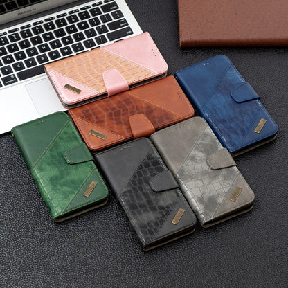 Matching Color Crocodile Texture Horizontal Flip PU Leather Case with Wallet & Holder & Card Slots, For Xiaomi Redmi 8 Pro, For Xiaomi Redmi  Note 9