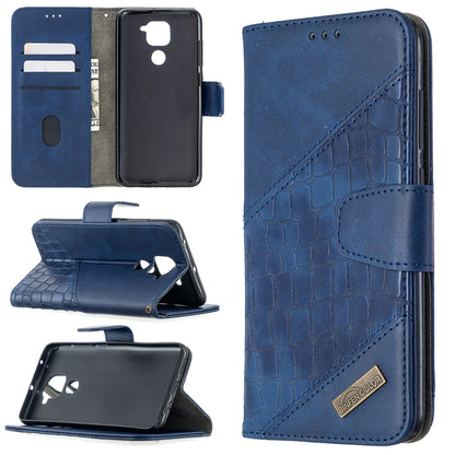 Matching Color Crocodile Texture Horizontal Flip PU Leather Case with Wallet & Holder & Card Slots, For Xiaomi Redmi 8 Pro, For Xiaomi Redmi  Note 9