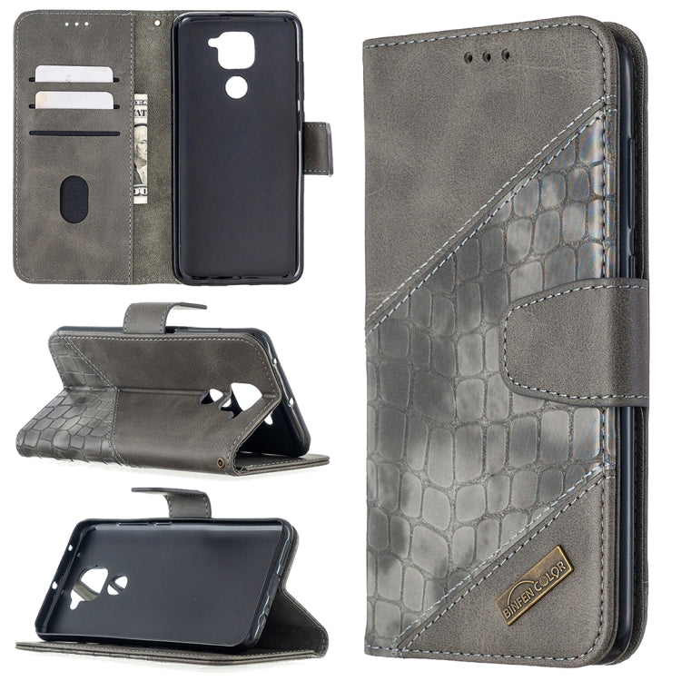 Matching Color Crocodile Texture Horizontal Flip PU Leather Case with Wallet & Holder & Card Slots, For Xiaomi Redmi 8 Pro, For Xiaomi Redmi  Note 9