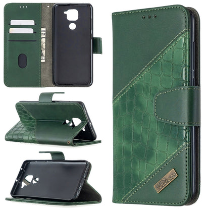 Matching Color Crocodile Texture Horizontal Flip PU Leather Case with Wallet & Holder & Card Slots, For Xiaomi Redmi 8 Pro, For Xiaomi Redmi  Note 9