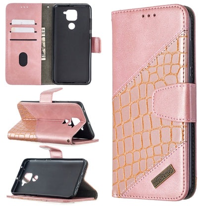 Matching Color Crocodile Texture Horizontal Flip PU Leather Case with Wallet & Holder & Card Slots, For Xiaomi Redmi 8 Pro, For Xiaomi Redmi  Note 9