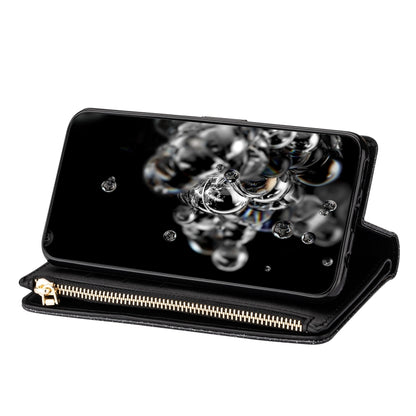 Multi-card Slots Starry Sky Laser Carving Glitter Zipper Horizontal Flip Leather Case with Holder & Wallet & Lanyard, For Xiaomi Redmi Note 8, For Xiaomi Redmi Note 8 Pro, For Xiaomi Redmi 8A / 8A Dual / 8, For Xiaomi Redmi K30