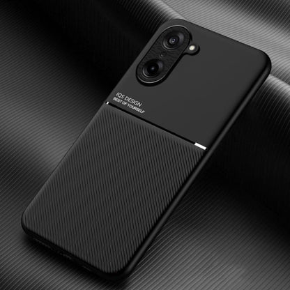 Classic Tilt Strip Grain Magnetic PC Hybrid TPU Phone Case, For OnePlus 15T, For OnePlus Ace 6 / Ace 6T / 15R, For OnePlus 15, For OnePlus Ace 5 Ultra / Nord 5, For OnePlus Ace 5 Racing / Nord CE5, For OnePlus 13