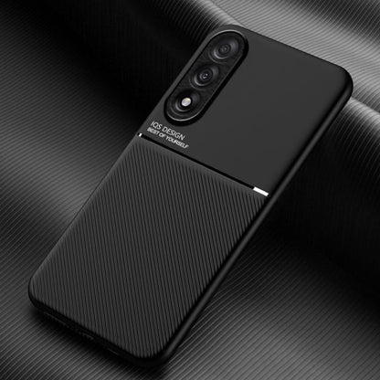 Classic Tilt Strip Grain Magnetic PC Hybrid TPU Phone Case, For OnePlus 15T, For OnePlus Ace 6 / Ace 6T / 15R, For OnePlus 15, For OnePlus Ace 5 Ultra / Nord 5, For OnePlus Ace 5 Racing / Nord CE5, For OnePlus 13