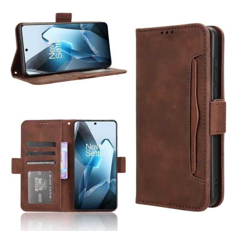 Skin Feel Calf Texture Card Slots Leather Phone Case, For OnePlus 13T, For OnePlus Ace 5 5G / 5 Pro 5G / 13R 5G, For OnePlus 13 5G, For OnePlus Nord 4 5G