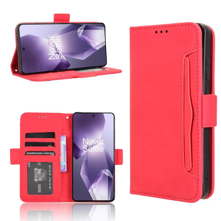 Skin Feel Calf Texture Card Slots Leather Phone Case, For OnePlus 13T, For OnePlus Ace 5 5G / 5 Pro 5G / 13R 5G, For OnePlus 13 5G, For OnePlus Nord 4 5G