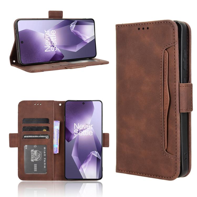 Skin Feel Calf Texture Card Slots Leather Phone Case, For OnePlus 13T, For OnePlus Ace 5 5G / 5 Pro 5G / 13R 5G, For OnePlus 13 5G, For OnePlus Nord 4 5G