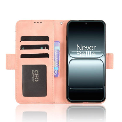 Skin Feel Calf Texture Card Slots Leather Phone Case, For OnePlus 13T, For OnePlus Ace 5 5G / 5 Pro 5G / 13R 5G, For OnePlus 13 5G, For OnePlus Nord 4 5G