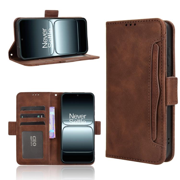 Skin Feel Calf Texture Card Slots Leather Phone Case, For OnePlus 13T, For OnePlus Ace 5 5G / 5 Pro 5G / 13R 5G, For OnePlus 13 5G, For OnePlus Nord 4 5G