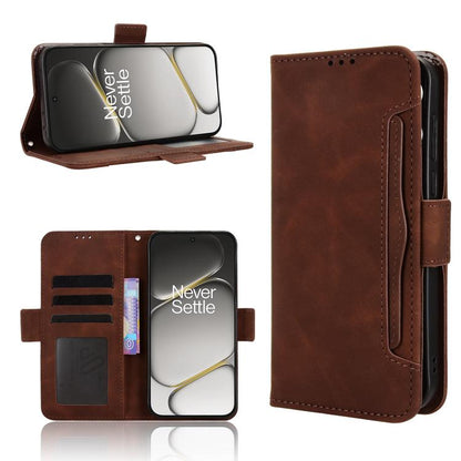 Skin Feel Calf Texture Card Slots Leather Phone Case, For OnePlus Ace 6 Ultra, For OnePlus Nord 6 5G / Turbo 6, For OnePlus 15T, For OnePlus Turbo 6V 5G