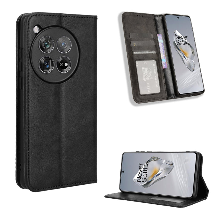 Magnetic Buckle Retro Texture Leather Phone Case, For OnePlus Ace 3 Pro, For OnePlus Ace 3V 5G, For OnePlus Nord CE4, For OnePlus Nord N30 SE / OPPO A79 5G, For OnePlus 12R / Ace 3 5G, For OnePlus 12