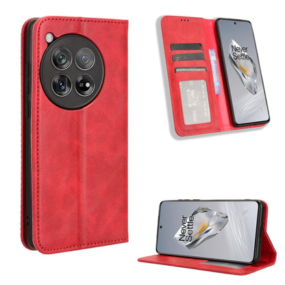 Magnetic Buckle Retro Texture Leather Phone Case, For OnePlus Ace 3 Pro, For OnePlus Ace 3V 5G, For OnePlus Nord CE4, For OnePlus Nord N30 SE / OPPO A79 5G, For OnePlus 12R / Ace 3 5G, For OnePlus 12