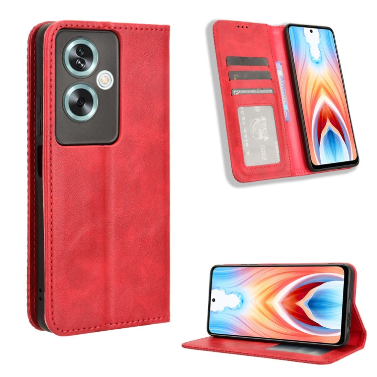Magnetic Buckle Retro Texture Leather Phone Case, For OnePlus Ace 3 Pro, For OnePlus Ace 3V 5G, For OnePlus Nord CE4, For OnePlus Nord N30 SE / OPPO A79 5G, For OnePlus 12R / Ace 3 5G, For OnePlus 12