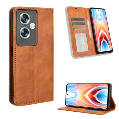 Magnetic Buckle Retro Texture Leather Phone Case, For OnePlus Ace 3 Pro, For OnePlus Ace 3V 5G, For OnePlus Nord CE4, For OnePlus Nord N30 SE / OPPO A79 5G, For OnePlus 12R / Ace 3 5G, For OnePlus 12