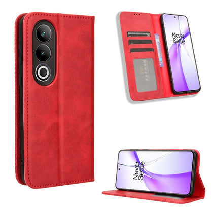 Magnetic Buckle Retro Texture Leather Phone Case, For OnePlus Ace 3 Pro, For OnePlus Ace 3V 5G, For OnePlus Nord CE4, For OnePlus Nord N30 SE / OPPO A79 5G, For OnePlus 12R / Ace 3 5G, For OnePlus 12