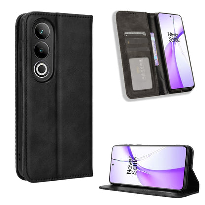 Magnetic Buckle Retro Texture Leather Phone Case, For OnePlus Ace 3 Pro, For OnePlus Ace 3V 5G, For OnePlus Nord CE4, For OnePlus Nord N30 SE / OPPO A79 5G, For OnePlus 12R / Ace 3 5G, For OnePlus 12