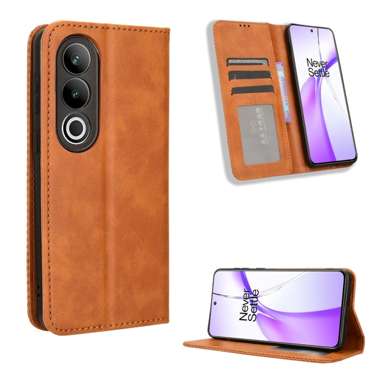 Magnetic Buckle Retro Texture Leather Phone Case, For OnePlus Ace 3 Pro, For OnePlus Ace 3V 5G, For OnePlus Nord CE4, For OnePlus Nord N30 SE / OPPO A79 5G, For OnePlus 12R / Ace 3 5G, For OnePlus 12