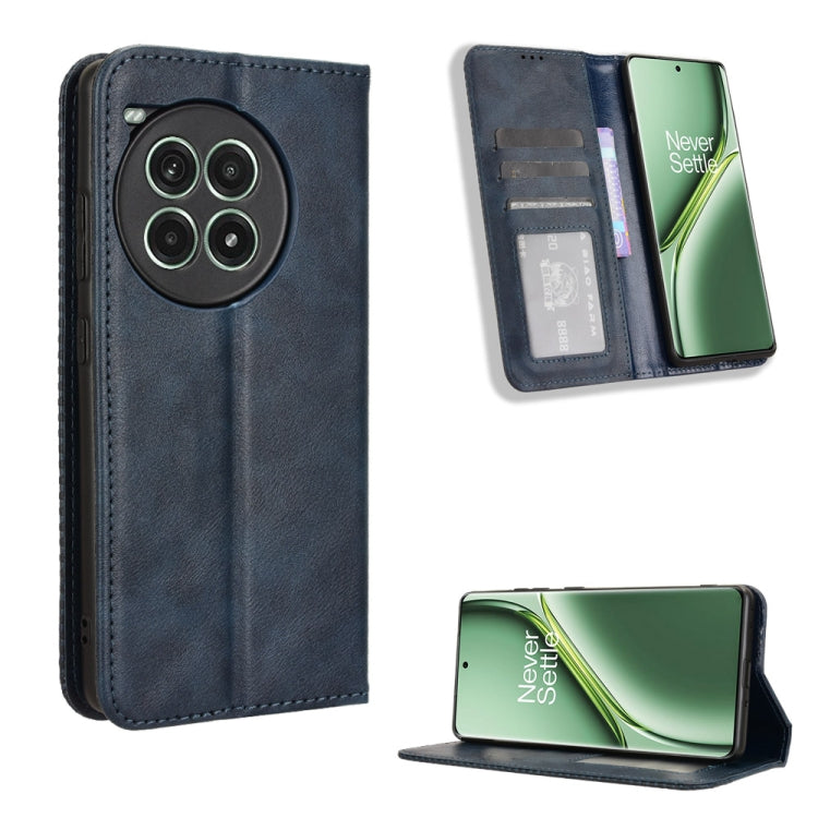 Magnetic Buckle Retro Texture Leather Phone Case, For OnePlus Ace 3 Pro, For OnePlus Ace 3V 5G, For OnePlus Nord CE4, For OnePlus Nord N30 SE / OPPO A79 5G, For OnePlus 12R / Ace 3 5G, For OnePlus 12