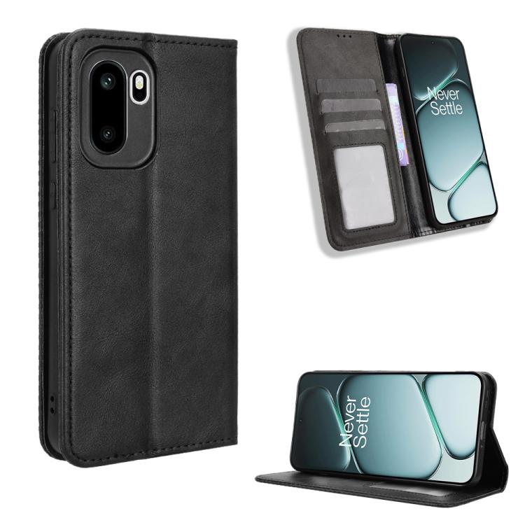 Magnetic Buckle Retro Texture Leather Phone Case, For OnePlus Ace 6 Ultra, For OnePlus Nord 6 5G / Turbo 6, For OnePlus 15T, For OnePlus Turbo 6V 5G, For OnePlus Ace 6 / Ace 6T / 15R, For OnePlus 15