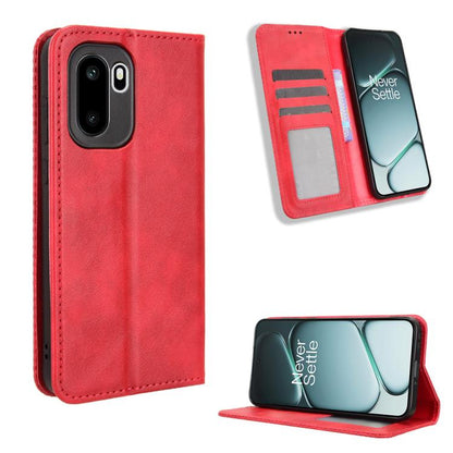 Magnetic Buckle Retro Texture Leather Phone Case, For OnePlus Ace 6 Ultra, For OnePlus Nord 6 5G / Turbo 6, For OnePlus 15T, For OnePlus Turbo 6V 5G, For OnePlus Ace 6 / Ace 6T / 15R, For OnePlus 15