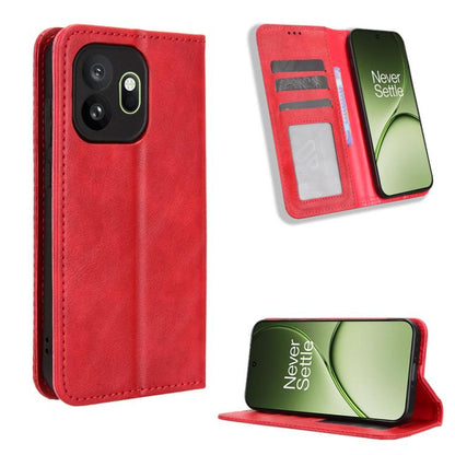 Magnetic Buckle Retro Texture Leather Phone Case, For OnePlus Ace 6 Ultra, For OnePlus Nord 6 5G / Turbo 6, For OnePlus 15T, For OnePlus Turbo 6V 5G, For OnePlus Ace 6 / Ace 6T / 15R, For OnePlus 15
