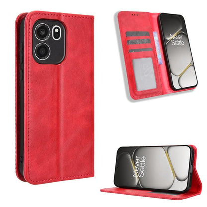 Magnetic Buckle Retro Texture Leather Phone Case, For OnePlus Ace 6 Ultra, For OnePlus Nord 6 5G / Turbo 6, For OnePlus 15T, For OnePlus Turbo 6V 5G, For OnePlus Ace 6 / Ace 6T / 15R, For OnePlus 15