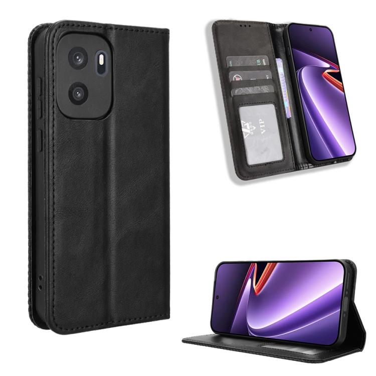 Magnetic Buckle Retro Texture Leather Phone Case, For OnePlus Ace 6 Ultra, For OnePlus Nord 6 5G / Turbo 6, For OnePlus 15T, For OnePlus Turbo 6V 5G, For OnePlus Ace 6 / Ace 6T / 15R, For OnePlus 15