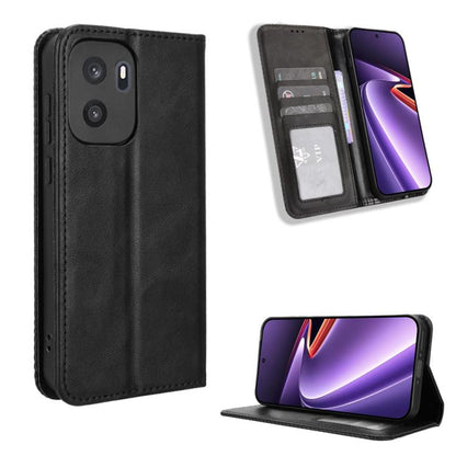 Magnetic Buckle Retro Texture Leather Phone Case, For OnePlus Ace 6 Ultra, For OnePlus Nord 6 5G / Turbo 6, For OnePlus 15T, For OnePlus Turbo 6V 5G, For OnePlus Ace 6 / Ace 6T / 15R, For OnePlus 15