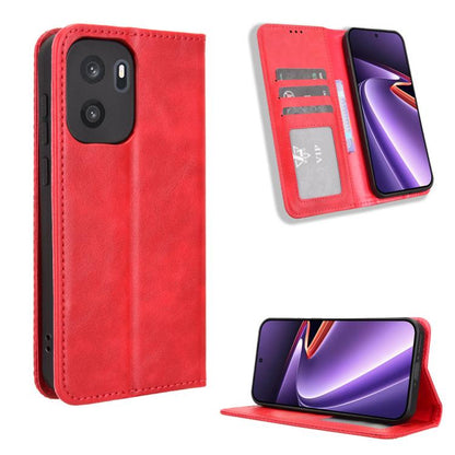 Magnetic Buckle Retro Texture Leather Phone Case, For OnePlus Ace 6 Ultra, For OnePlus Nord 6 5G / Turbo 6, For OnePlus 15T, For OnePlus Turbo 6V 5G, For OnePlus Ace 6 / Ace 6T / 15R, For OnePlus 15