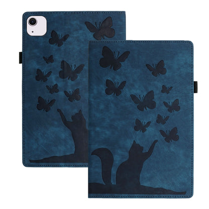 Butterfly Cat Embossing Leather Tablet Case, For iPad Air 13 2026 / 2025 / 2024, For iPad Air 11 2026 / 2025 / 2024, For iPad Pro 13 2025 / 2024, For iPad Pro 11 2025 / 2024