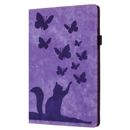 Butterfly Cat Embossing Leather Tablet Case, For iPad mini 2024 / 2021