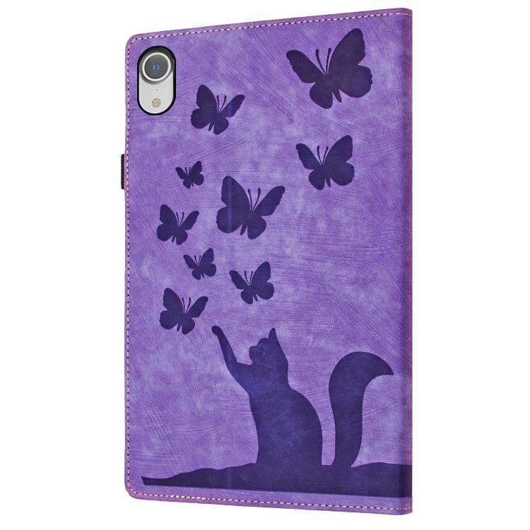 Butterfly Cat Embossing Leather Tablet Case, For iPad mini 2024 / 2021