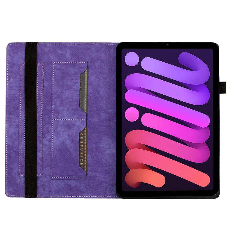 Butterfly Cat Embossing Leather Tablet Case, For iPad mini 2024 / 2021