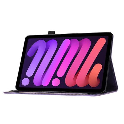 Butterfly Cat Embossing Leather Tablet Case, For iPad mini 2024 / 2021