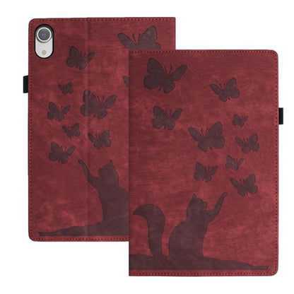 Butterfly Cat Embossing Leather Tablet Case, For iPad mini 2024 / 2021