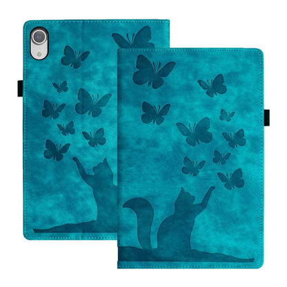 Butterfly Cat Embossing Leather Tablet Case, For iPad mini 2024 / 2021