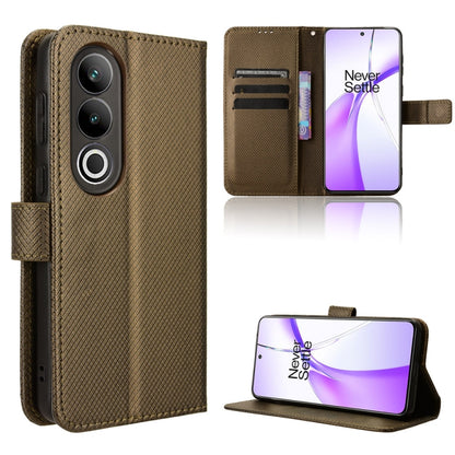 Diamond Texture Leather Phone Case, For OnePlus Ace 3 Pro, For OnePlus Ace 3V 5G, For OnePlus Nord CE4 5G, For OnePlus Nord N30 SE
