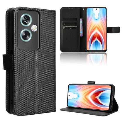 Diamond Texture Leather Phone Case, For OnePlus Ace 3 Pro, For OnePlus Ace 3V 5G, For OnePlus Nord CE4 5G, For OnePlus Nord N30 SE