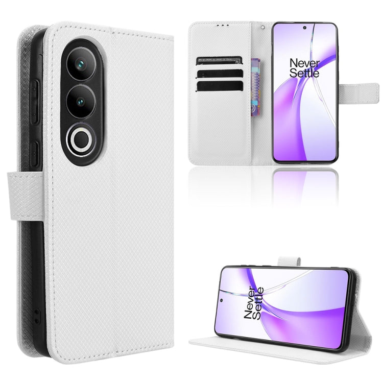 Diamond Texture Leather Phone Case, For OnePlus Ace 3 Pro, For OnePlus Ace 3V 5G, For OnePlus Nord CE4 5G, For OnePlus Nord N30 SE