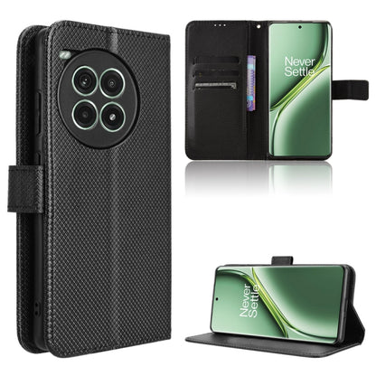 Diamond Texture Leather Phone Case, For OnePlus Ace 3 Pro, For OnePlus Ace 3V 5G, For OnePlus Nord CE4 5G, For OnePlus Nord N30 SE